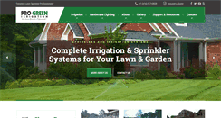 Desktop Screenshot of progreenirrigation.com